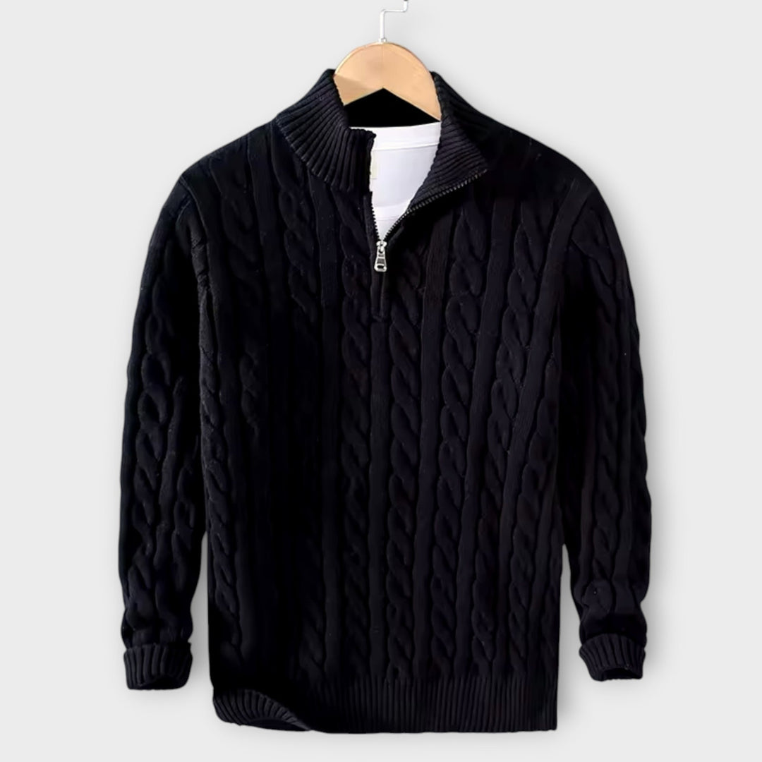 Lorenz | Cozy & Elegant Half-Zip Sweater