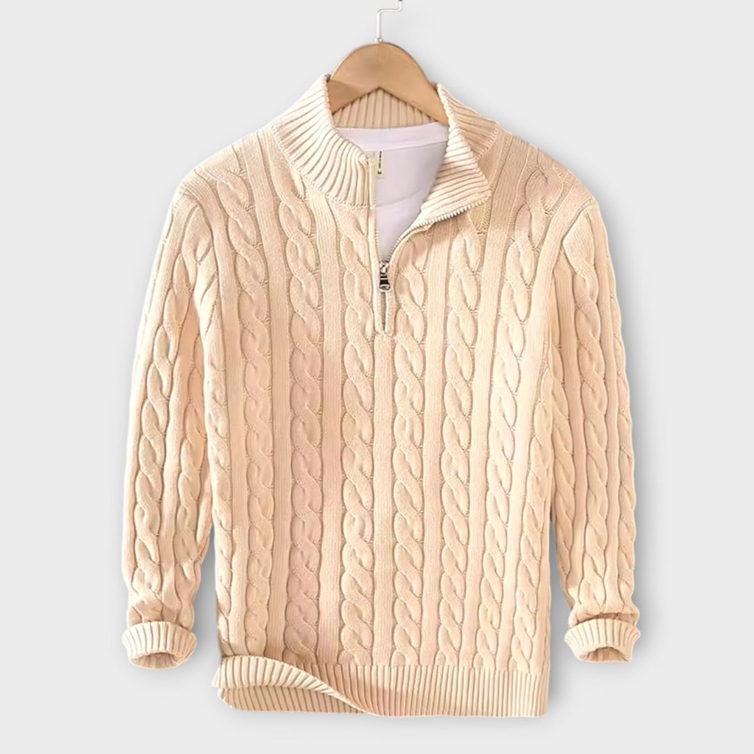 Lorenz | Cozy & Elegant Half-Zip Sweater