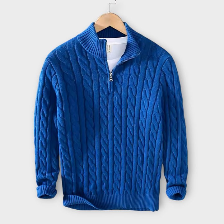 Lorenz | Cozy & Elegant Half-Zip Sweater