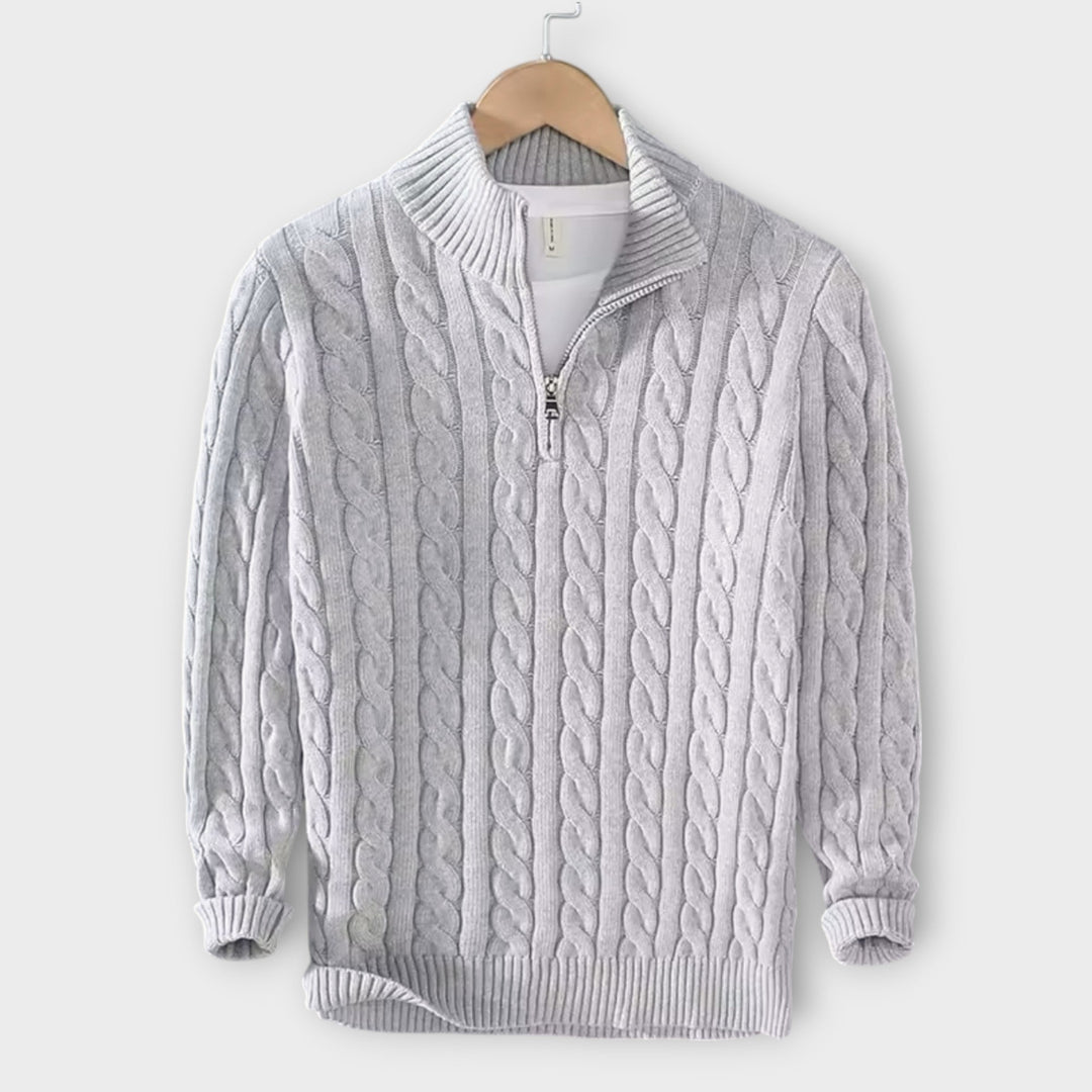 Lorenz | Cozy & Elegant Half-Zip Sweater