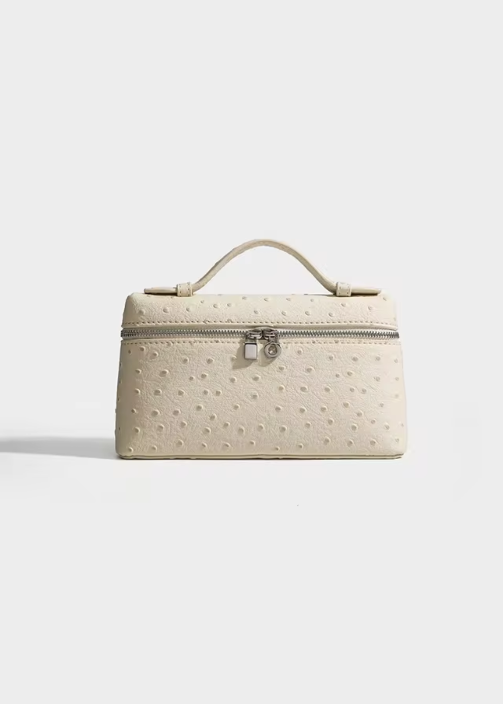 Sling Clutch Handbag Women – Vegan Clutch Bag with Ostrich Embossing