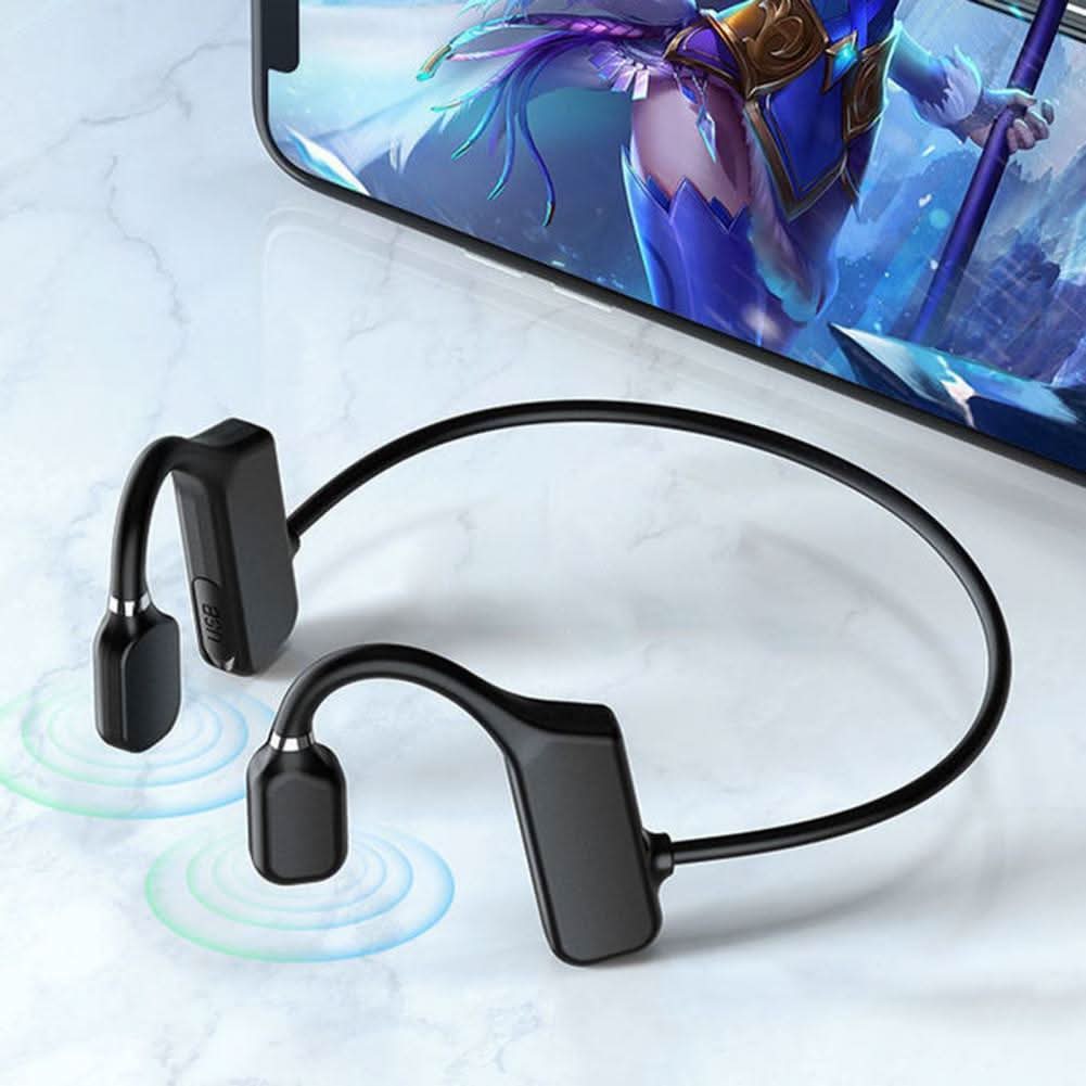 Kabellose Knochenschall-Kopfhörer Bluetooth SonicFlow – Komfortabel, Wetterfest, Ergonomisch 0