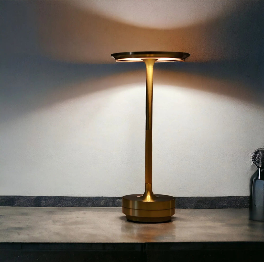 Kabellose LED-Tischlampe mit Touch-Dimmung und 48h Akkulaufzeit – Modernes Design für Innen und Außen, Dimmbar, Wasserdicht, Aluminium 2