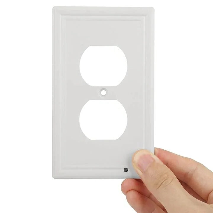 LED-Nachtlicht-Steckdosenabdeckung – 4-teiliges Set mit automatischer Beleuchtung 0