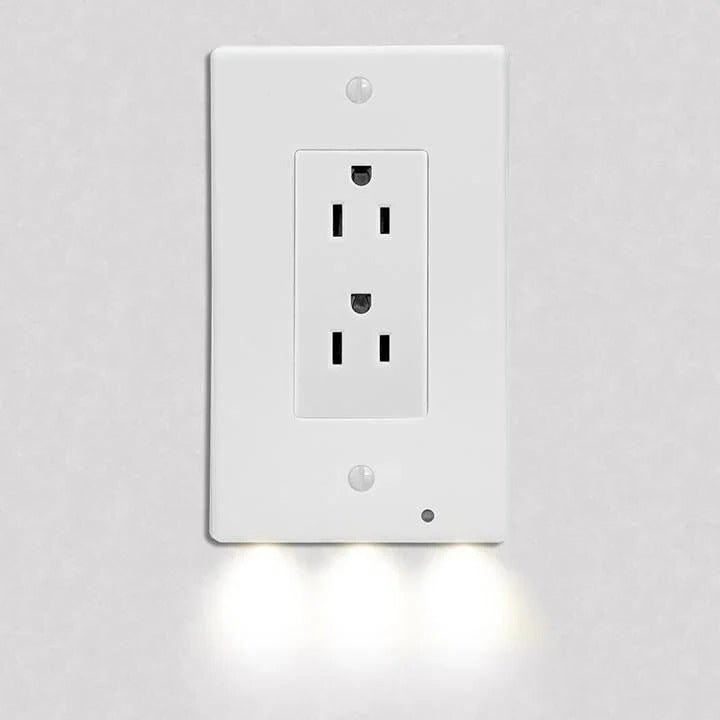 LED-Nachtlicht-Steckdosenabdeckung – 4-teiliges Set mit automatischer Beleuchtung 2
