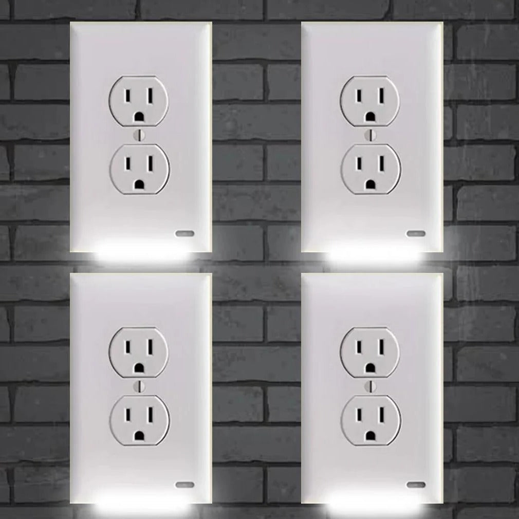 LED-Nachtlicht-Steckdosenabdeckung – 4-teiliges Set mit automatischer Beleuchtung 5