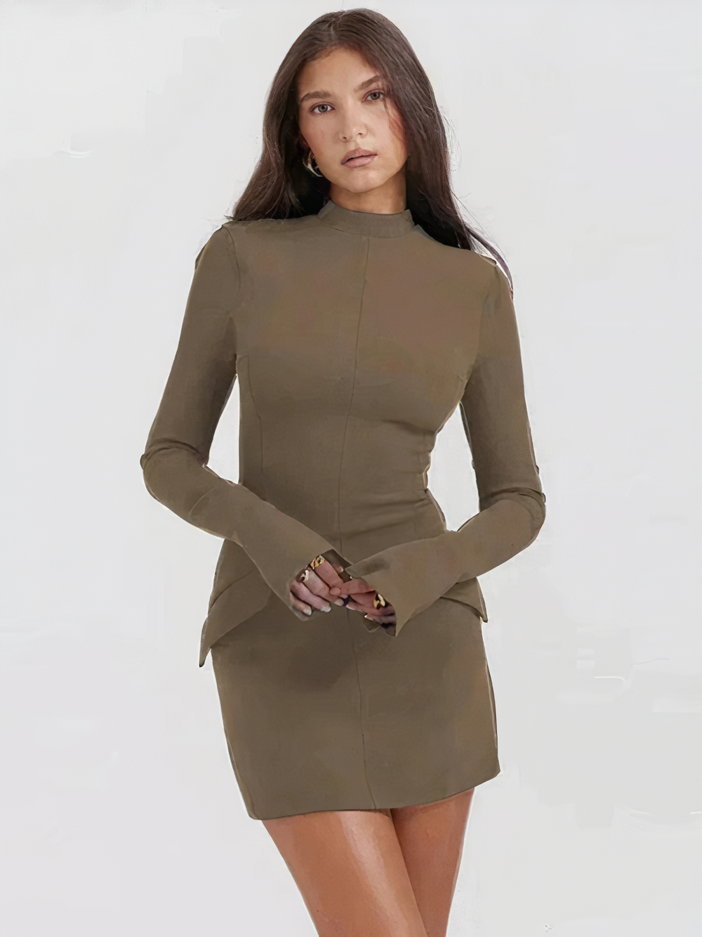 Elegantes Mini-Kleid im Regular Fit mit Spaghetti-Trägern – vielseitiges Sommerstyle