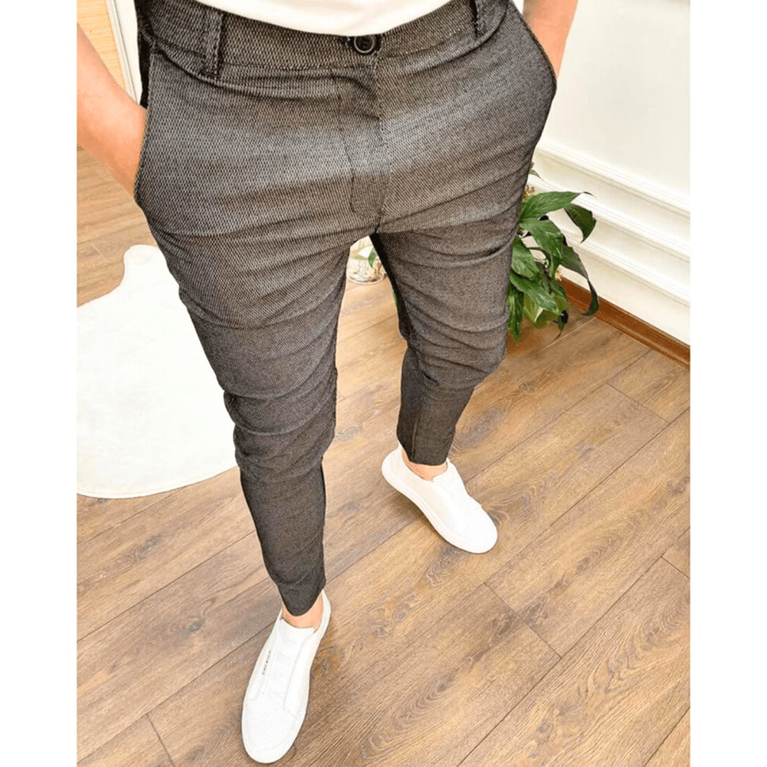 Men's Classic Stretch Chino Pants - Comfortable and Flexible