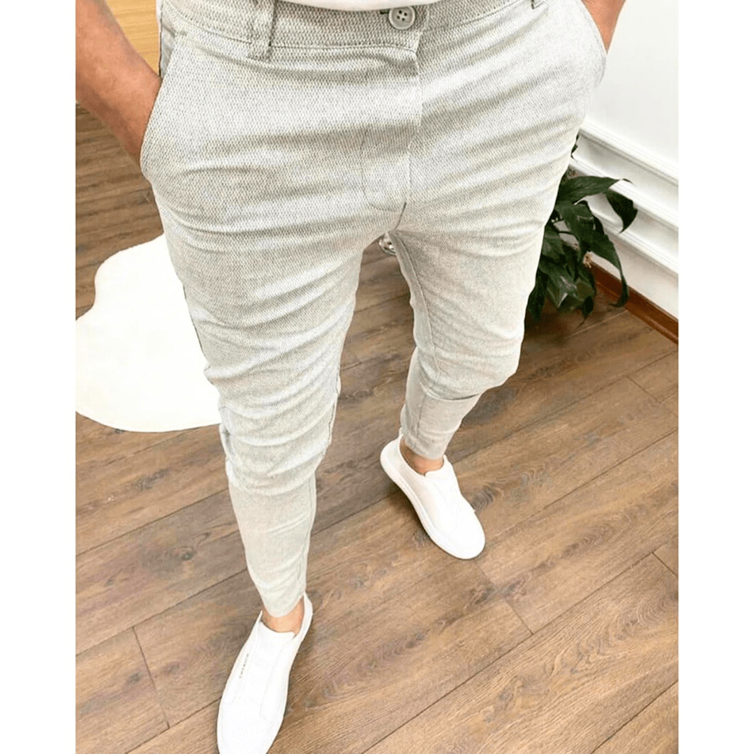 Men's Classic Stretch Chino Pants - Comfortable and Flexible