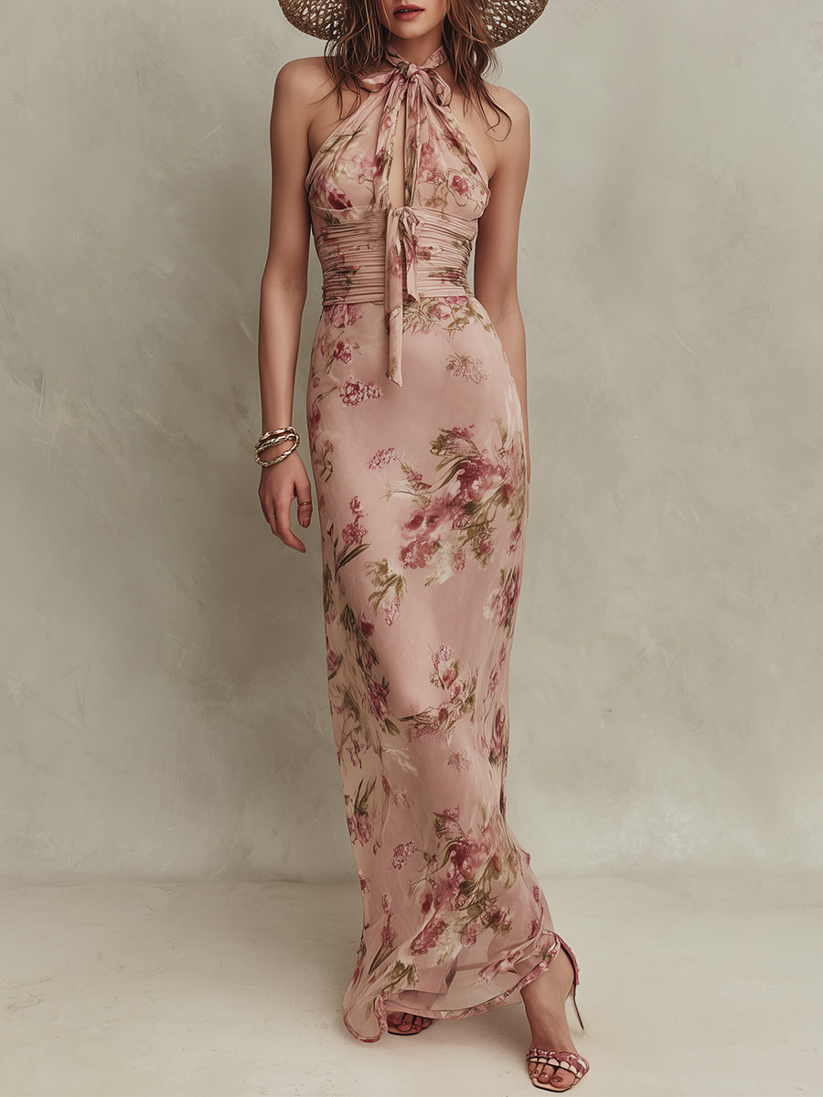 Lia Maxikleid mit Blumenmuster: Eleganz und Komfort für Sommerfeiern 0