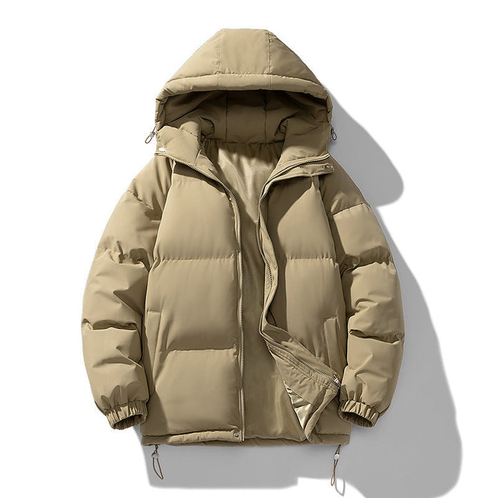 Steppjacke Winterjacke Herren Kapuze Reißverschluss