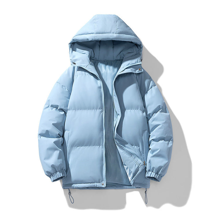Steppjacke Winterjacke Herren Kapuze Reißverschluss
