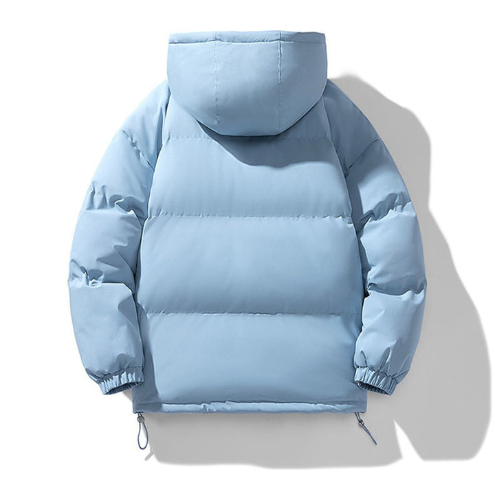 Steppjacke Winterjacke Herren Kapuze Reißverschluss