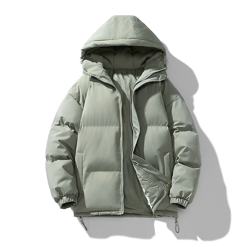 Steppjacke Winterjacke Herren Kapuze Reißverschluss