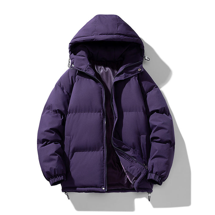 Steppjacke Winterjacke Herren Kapuze Reißverschluss