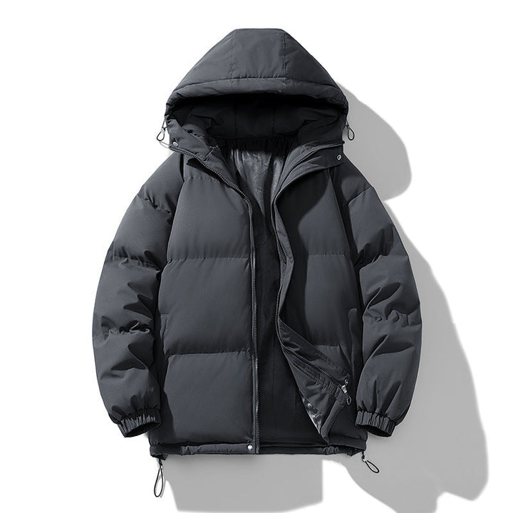 Steppjacke Winterjacke Herren Kapuze Reißverschluss