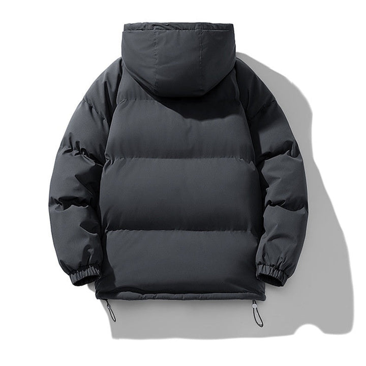 Steppjacke Winterjacke Herren Kapuze Reißverschluss