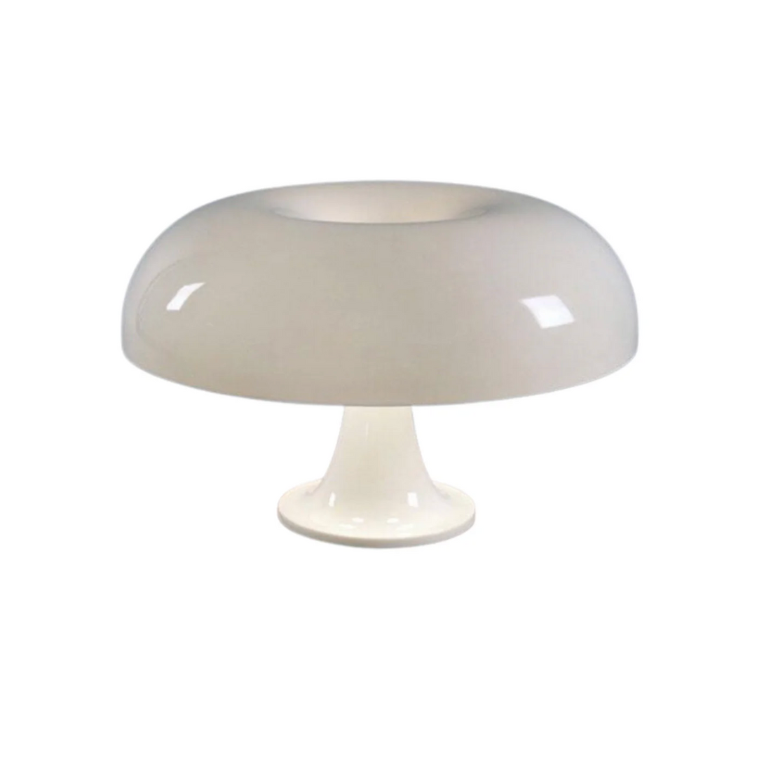LumaMushroom Tischlampe – Stilvolle Bauhaus-Design LED Tischleuchte in Orange, Dimmbar, USB-C, 28x19,5 cm 7