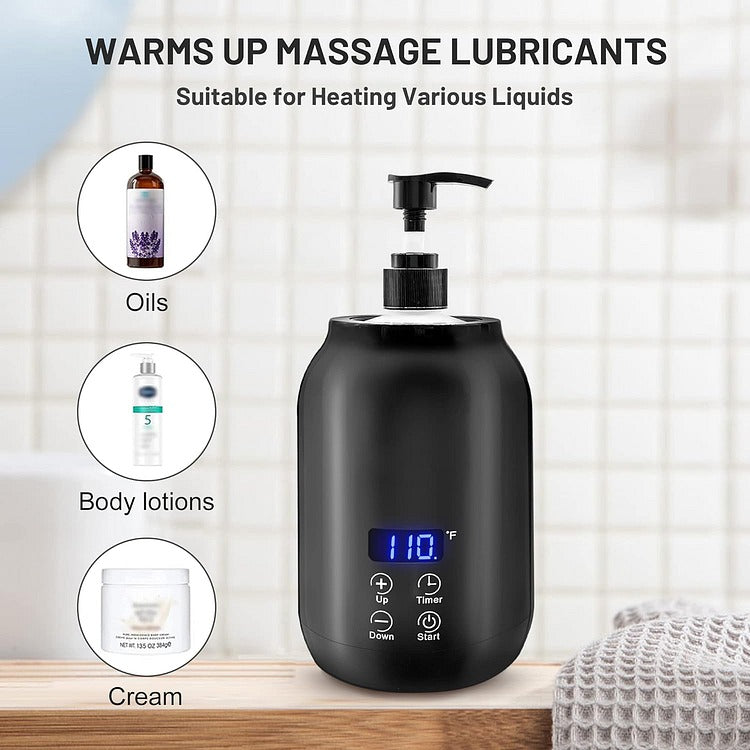 Massageölwärmer Mit 360°-Heizung, Einstellbare Temperatur 30–65 °C, Für Professionelle Massagen 5