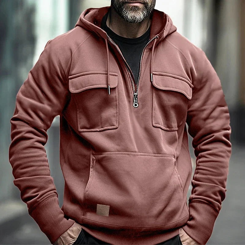 Men's Casual Hoodie – modern hooded sweatshirt with slim fit