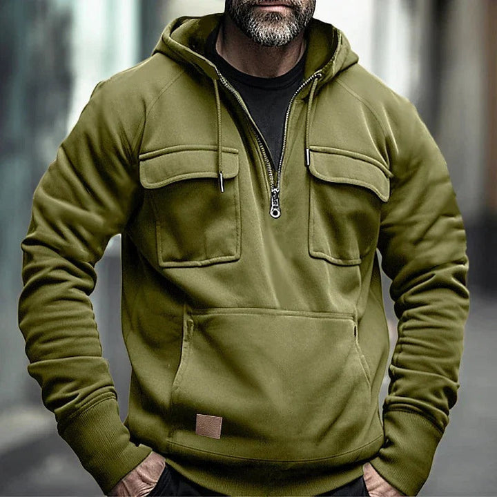 Men's Casual Hoodie – modern hooded sweatshirt with slim fit