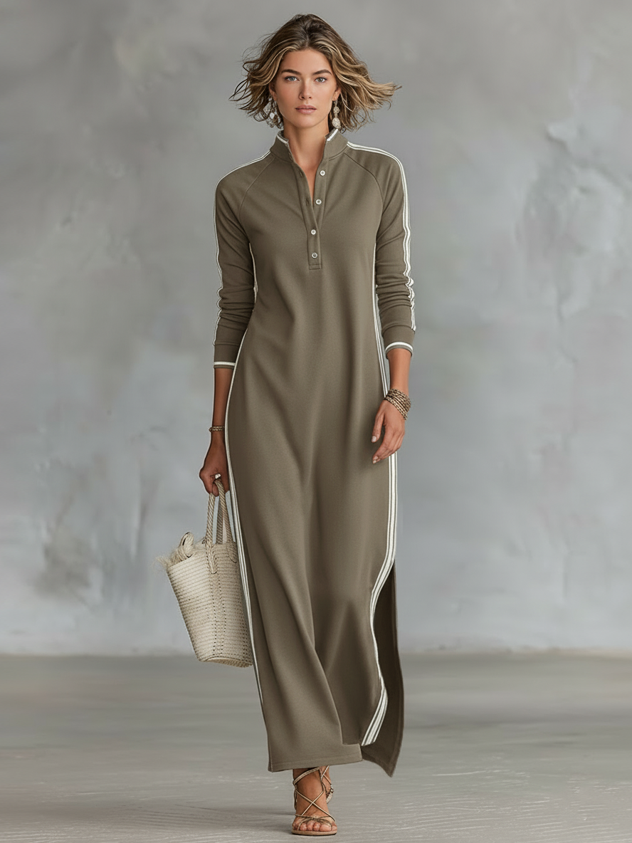 Minimalistisches Maxikleid Langarm: Bequem und Stilvoll für Jeden Tag 2
