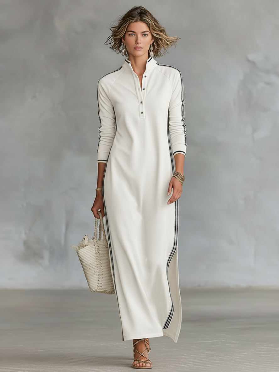 Minimalistisches Maxikleid Langarm: Bequem und Stilvoll für Jeden Tag 3