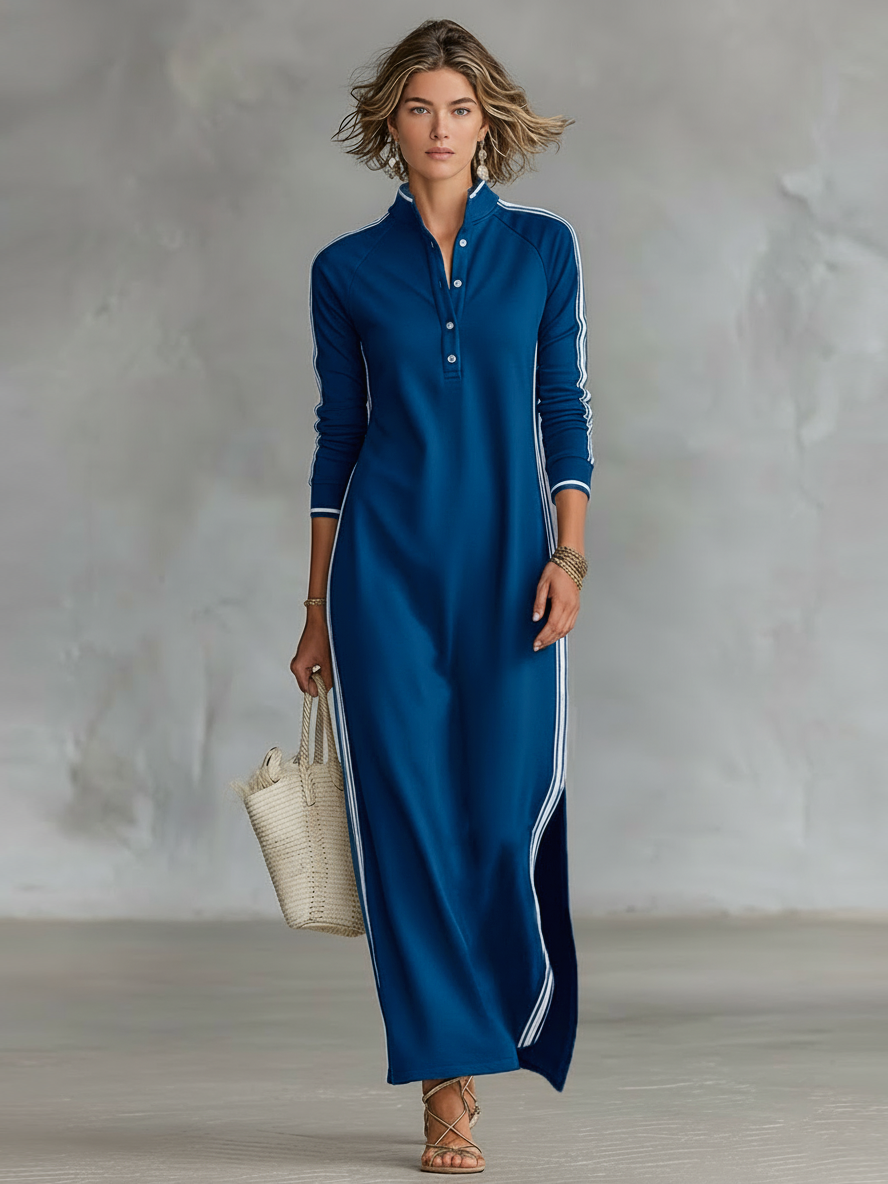 Minimalistisches Maxikleid Langarm: Bequem und Stilvoll für Jeden Tag 4