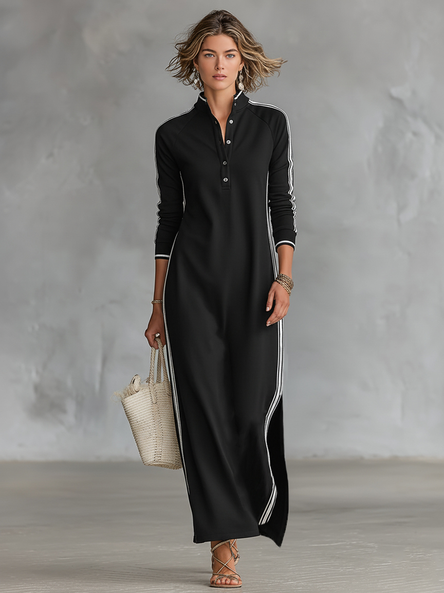 Minimalistisches Maxikleid Langarm: Bequem und Stilvoll für Jeden Tag 7