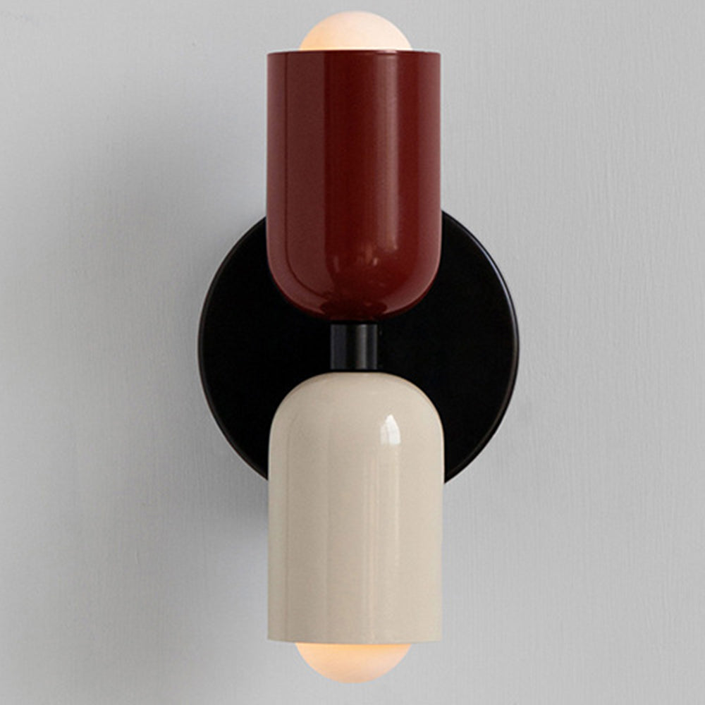 Moderne Louvel LED Wandleuchte Innen – Stilvolle Akzente für Wohnzimmer & Schlafzimmer, 12 cm Durchmesser, Doppelte Fassung 11