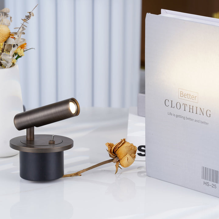 Moderne Lune Wandleuchte Innen – Elegante Wandlampe mit Schalter und Verstellbarem Kopf, LED Lichtquelle 3