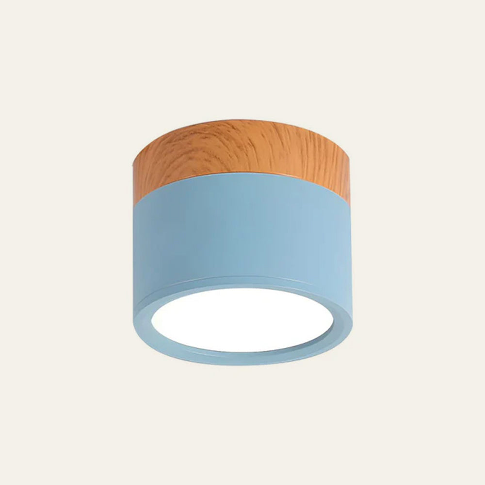 Moderne Zylinderförmige Deckenleuchte mit LED für Wohnzimmer und Flur – Energieeffiziente Deckenlampe in Verschiedenen Farben 15