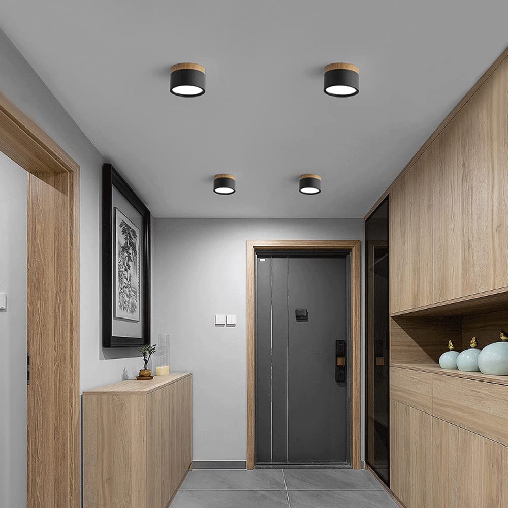 Moderne Zylinderförmige Deckenleuchte mit LED für Wohnzimmer und Flur – Energieeffiziente Deckenlampe in Verschiedenen Farben 7