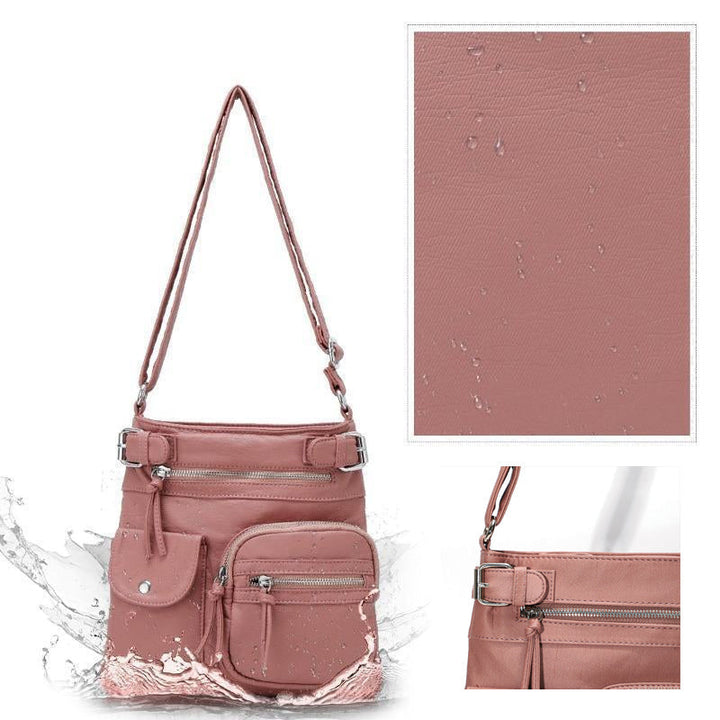 Multifunktionale Damen Tasche – Wasserfeste Schultertasche mit vielen Fächern