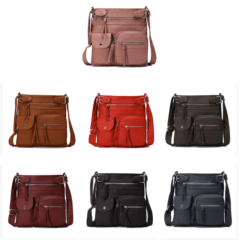 Multifunktionale Damen Tasche – Wasserfeste Schultertasche mit vielen Fächern