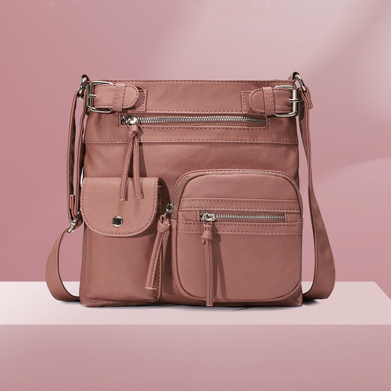 Multifunktionale Damen Tasche – Wasserfeste Schultertasche mit vielen Fächern