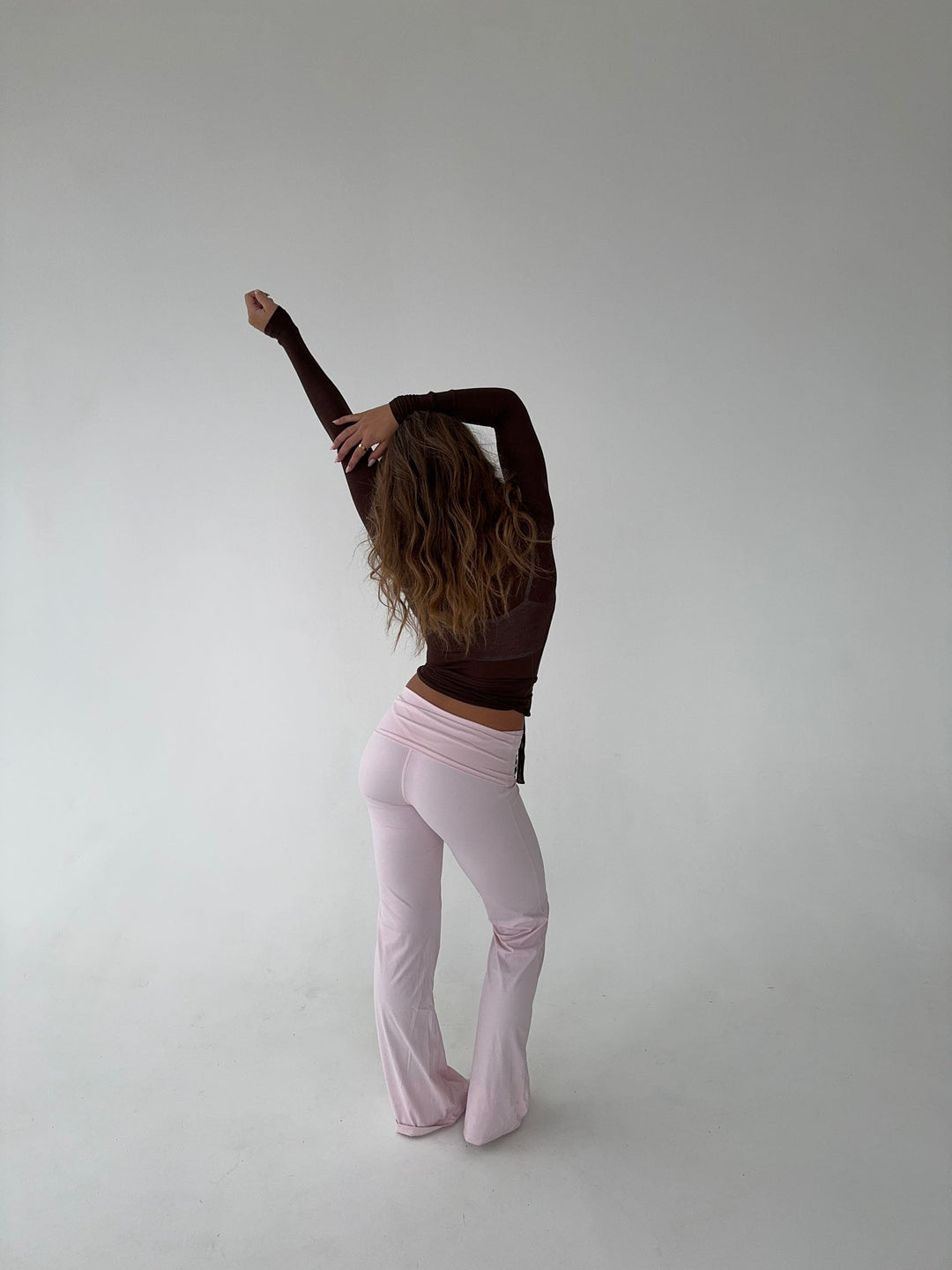 Langärmlige Wickelbluse für Damen – Yoga – Alltagskleidung
