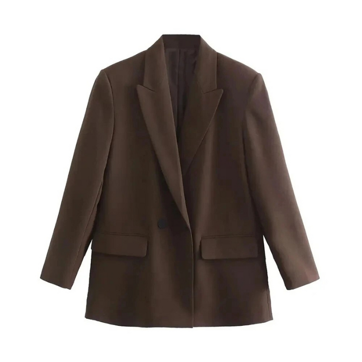 Oversized women's blazer – comfortable fit, spring