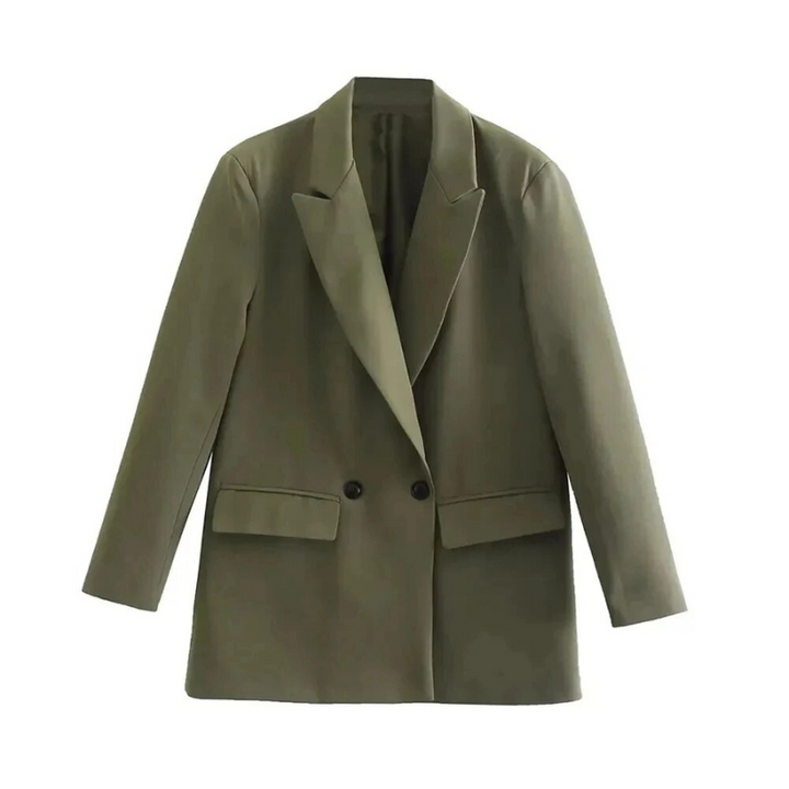 Oversized women's blazer – comfortable fit, spring