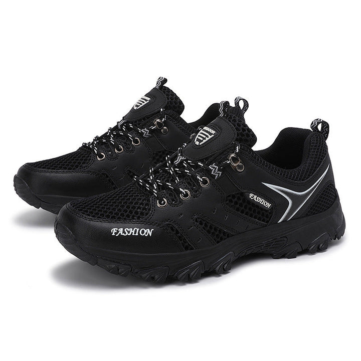 Damen Atmungsaktive Mesh Lauf Sneaker Mit Sicherer Schnürpassform