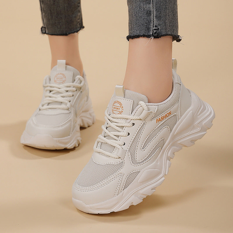 Women's Sporty Sneakers with Breathable Upper Material – Padded Comfort Shoes