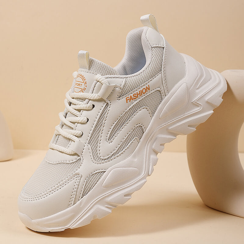 Women's Sporty Sneakers with Breathable Upper Material – Padded Comfort Shoes