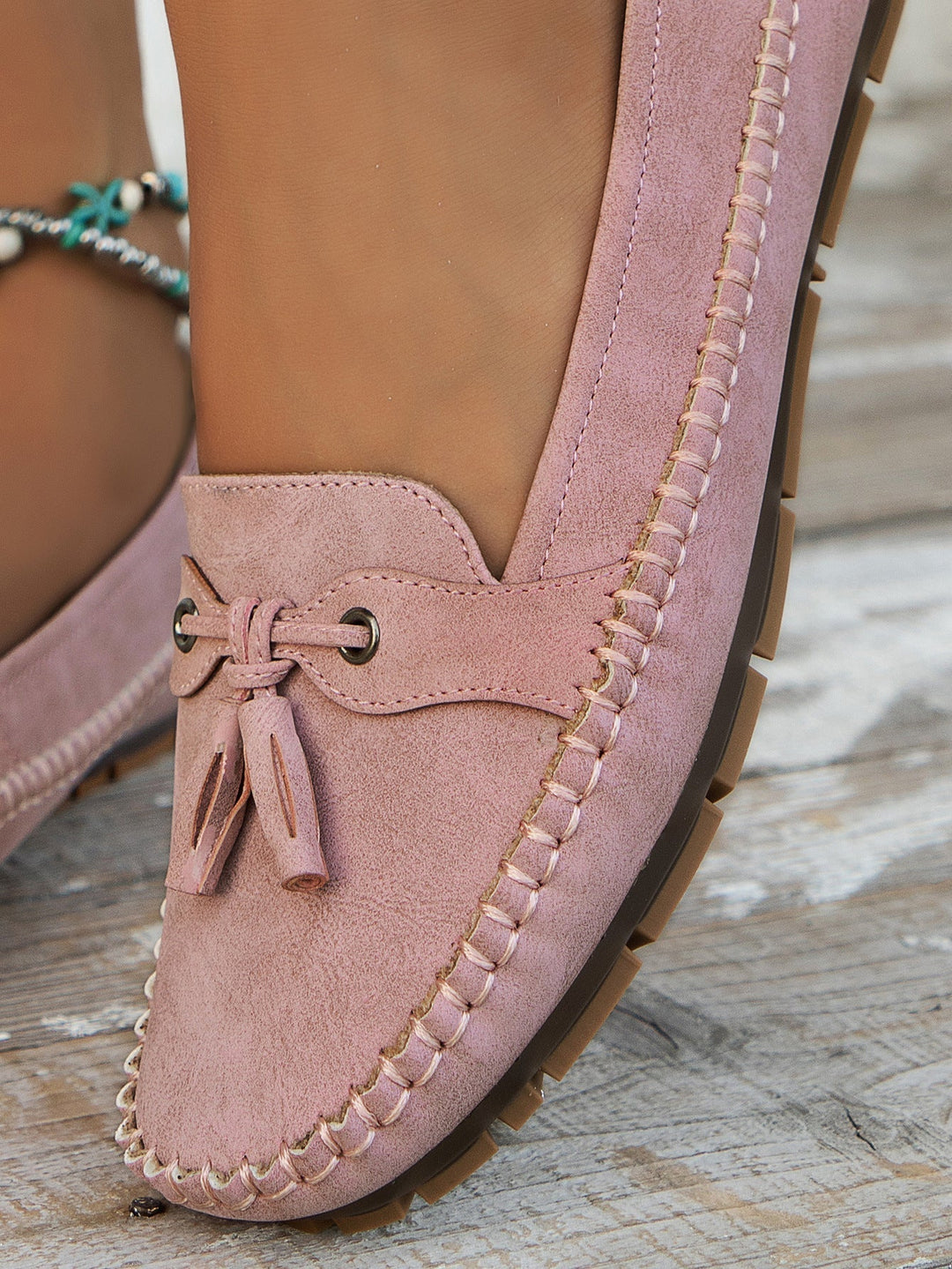 Damen Slipper aus veganem Leder mit weichem Futter – Elegante Mokassins für jeden Tag