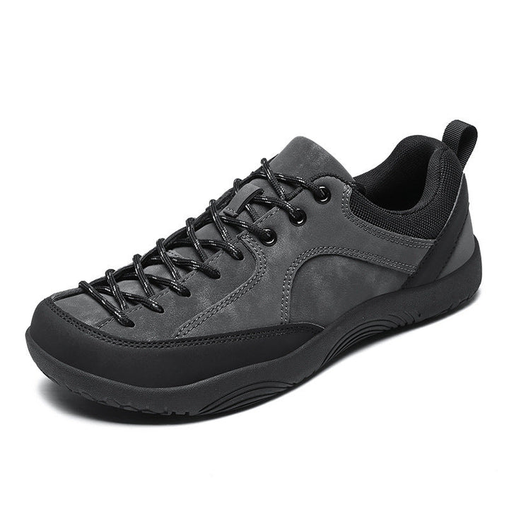 Zapatos de senderismo transpirables para mujer con suela antideslizante y cordones