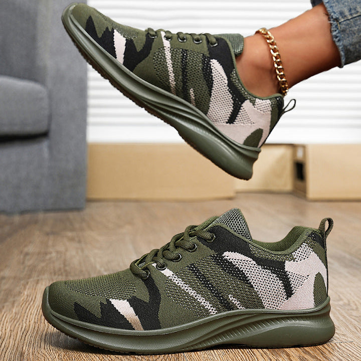 Baskets sportives pour femmes avec tige aérée – Chaussure confortable rembourrée