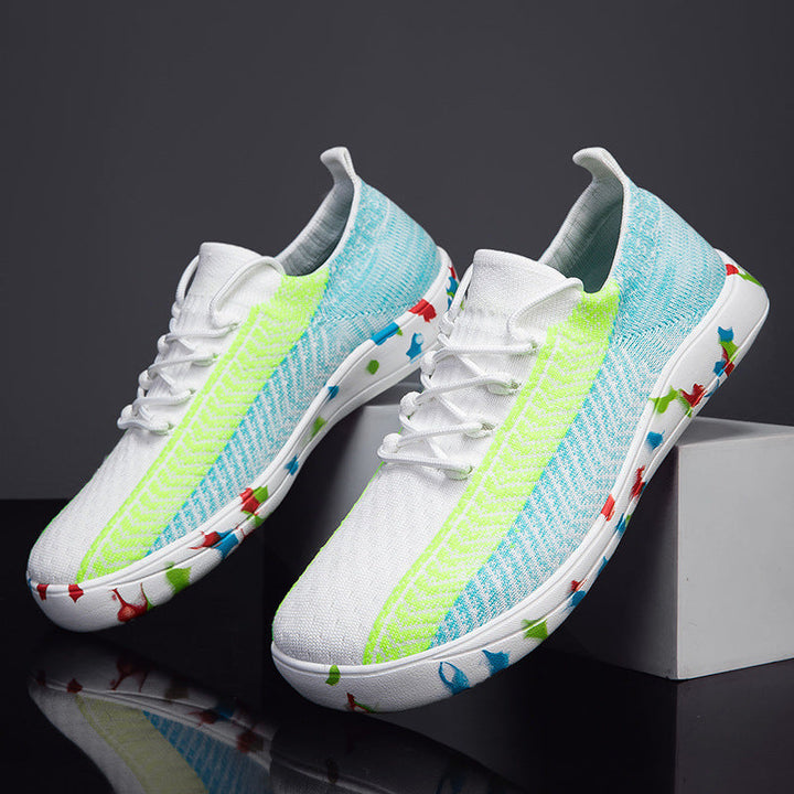 Women's Lightweight Breathable Lace-Up Sports Shoes with Comfort