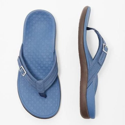 Women's Flip-Flops with Adjustable Strap and Ergonomic Sole
