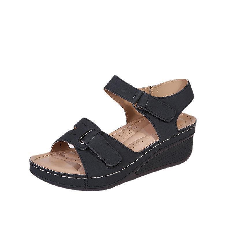 Women's Orthopedic Platform Wedge Sandals – Adjustable Comfort Straps