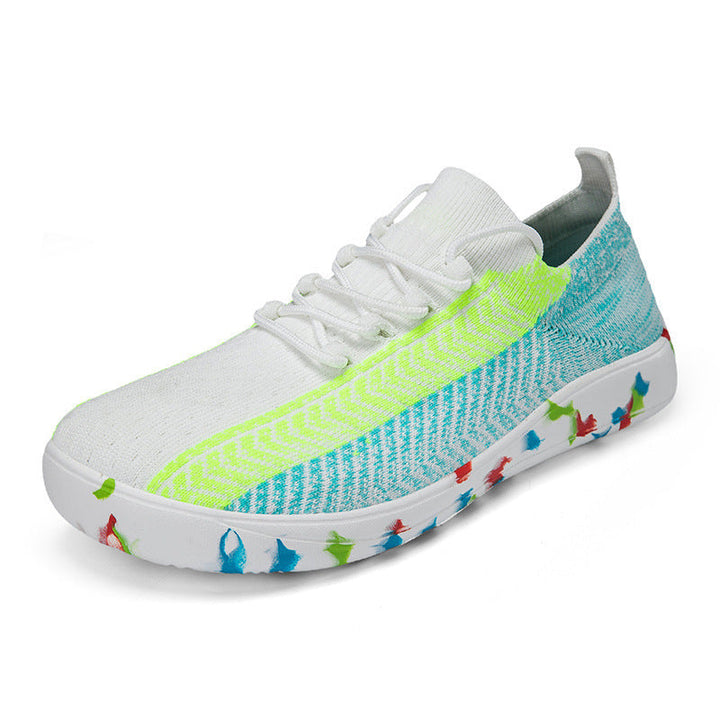Women's Lightweight Breathable Lace-Up Sports Shoes with Comfort