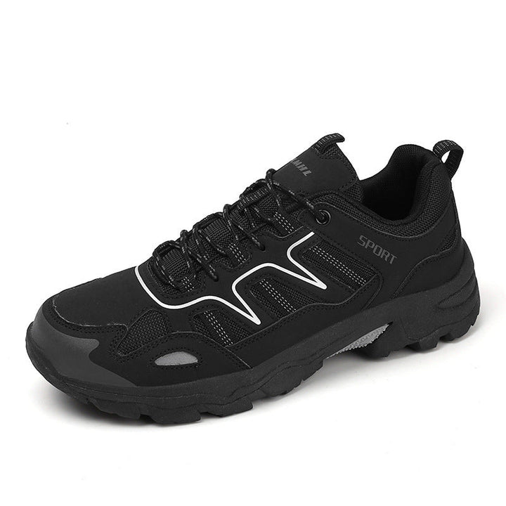 Zapatillas deportivas grises para mujer con cordones y ajuste cómodo antideslizante